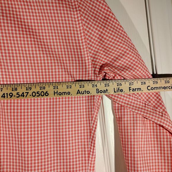 Peter Millar Crown Soft shirt mens L Large cotton silk blend golf long sleeve - Picture 3 of 7